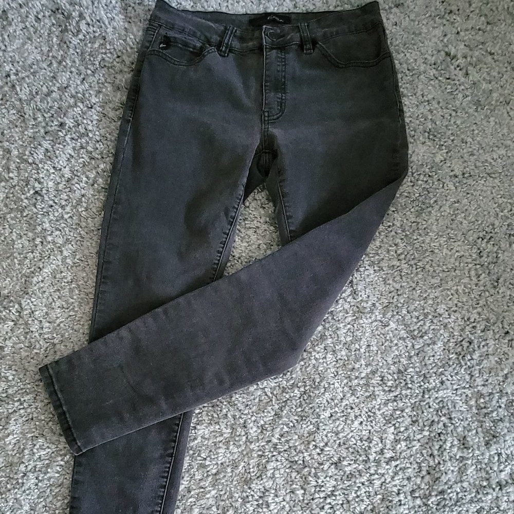 Faded Black Skinny Jeans